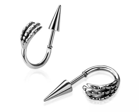 Dragon Claw Surgical Steel Spike Stud