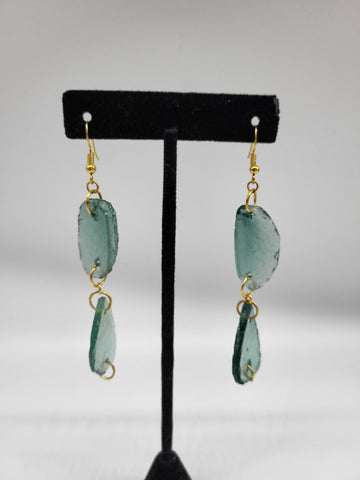 Ancient Roman Glass Earrings Style K - by Nikkie Howard