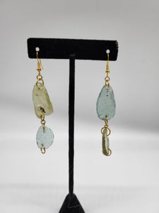 Ancient Roman Glass Earrings Style I - by Nikkie Howard