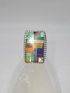 Signed Sterling Silver Ring - Size 12 - Marcia Nickols