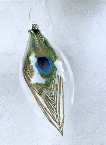 Peacock Eye Vial Ornament - DaniAWESOME