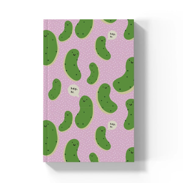 Pickle Lover Soft Touch Classic Layflat Notebook