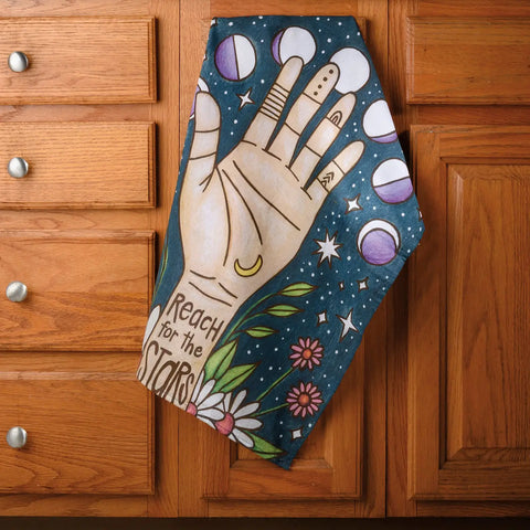 Reach For the Stars Celestial Kitchen Towel