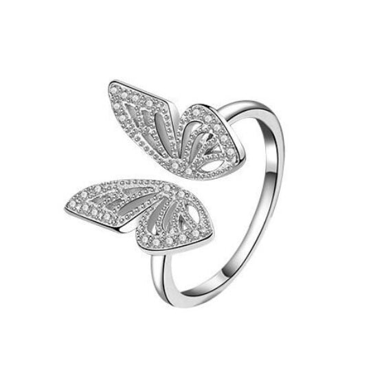 Butterfly Adjustable Statement Ring