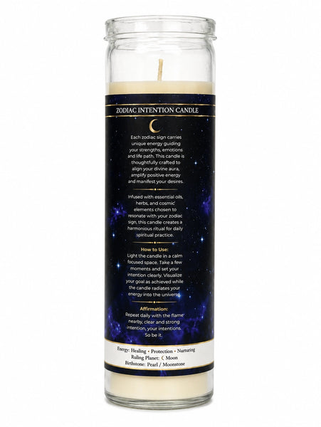 Zodiac Intention Candle: Cancer - The Crab
