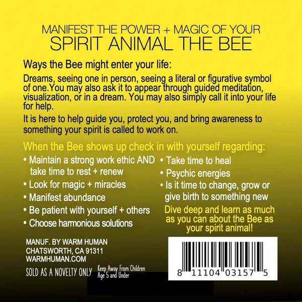 Manifest the Power + Magic of Your Spirit Animal the Bee
