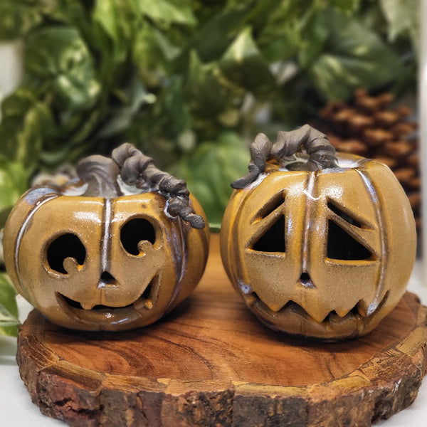 Umber Jack-o-Lanterns by Liz Butler