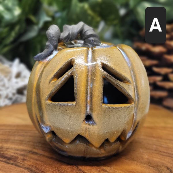 Umber Jack-o-Lanterns by Liz Butler