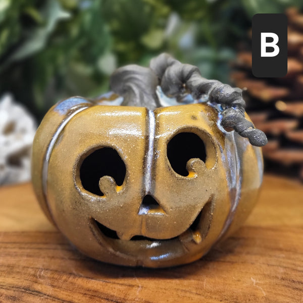 Umber Jack-o-Lanterns by Liz Butler