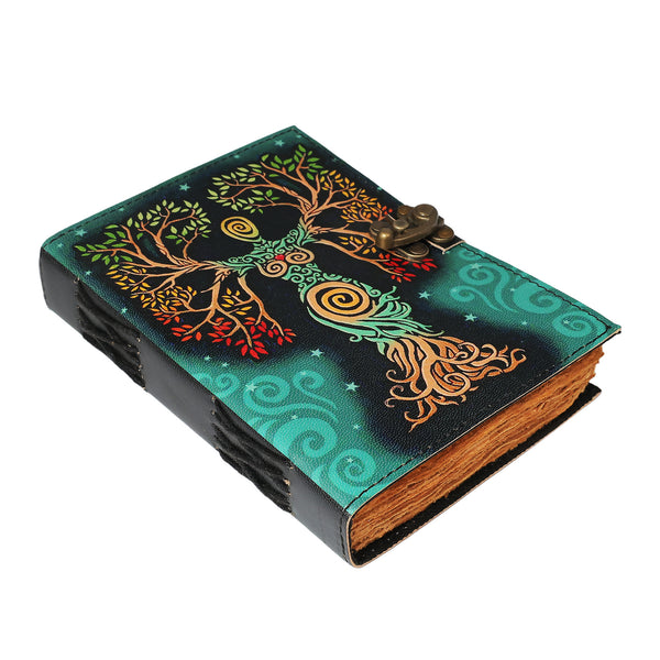 Leather Journal Soft Goddess Tree of Life