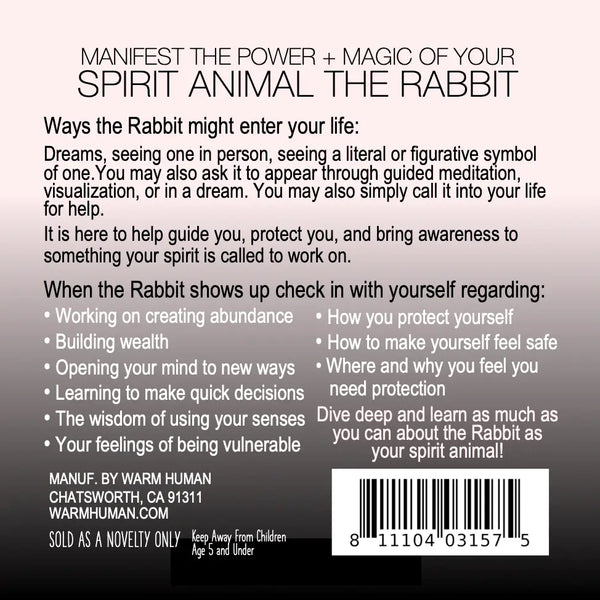 Manifest the Power + Magic of Your Spirit Animal the Rabbit