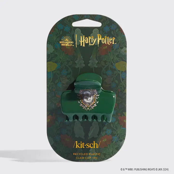 Harry Potter X Kitsch Recycled Cloud Clawclip 1pc-Slytherin