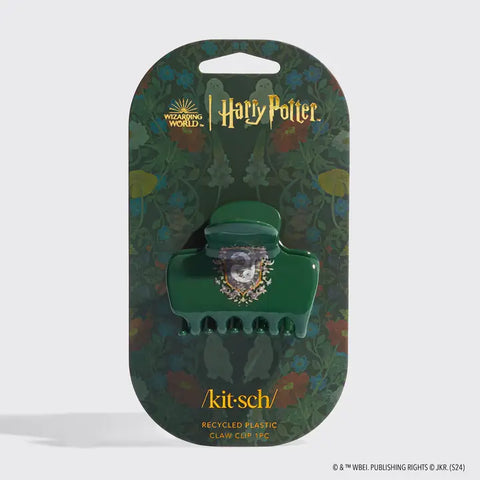 Harry Potter X Kitsch Recycled Cloud Clawclip 1pc-Slytherin