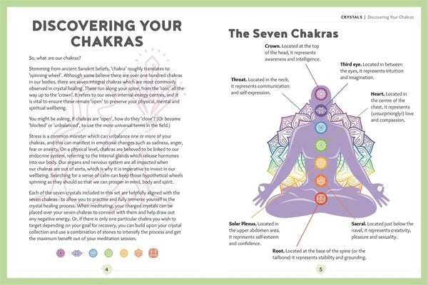 Crystals: Chakra Healing Crystals Set and Guidebook