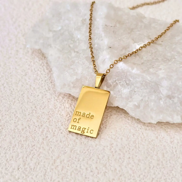 'made of Magic' Affirmation Necklace