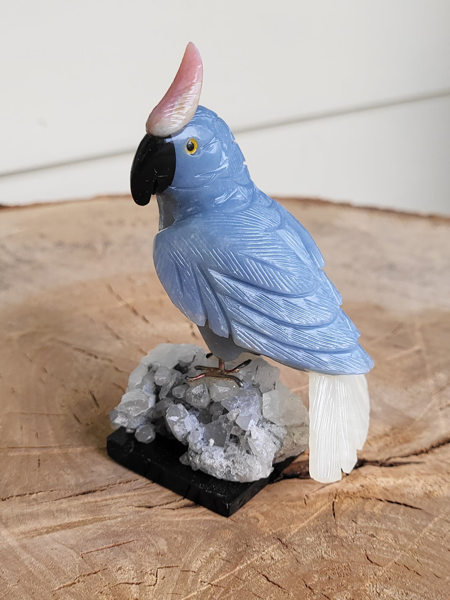 Crystal Bird Carvings