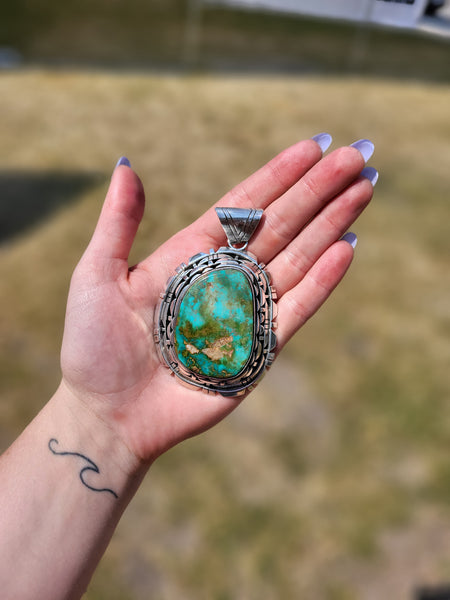 Turquoise Sterling Silver Pendant