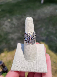 Stirling Silver Butterfly Ring