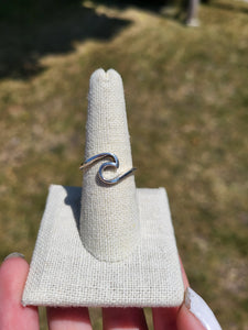 Stirling Silver Wave Ring