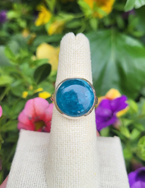 Sterling Silver Apatite Ring