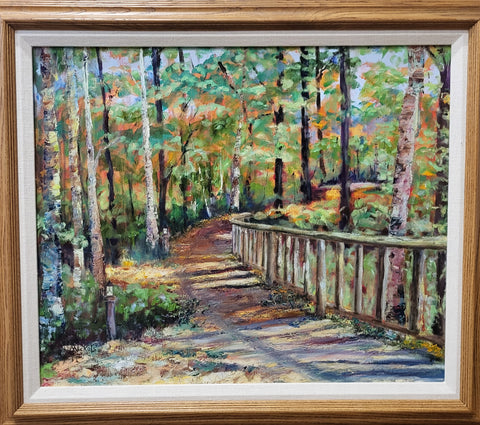 “Portal to Peace” - 28x24 Framed Original Oil by Marcia Nickols