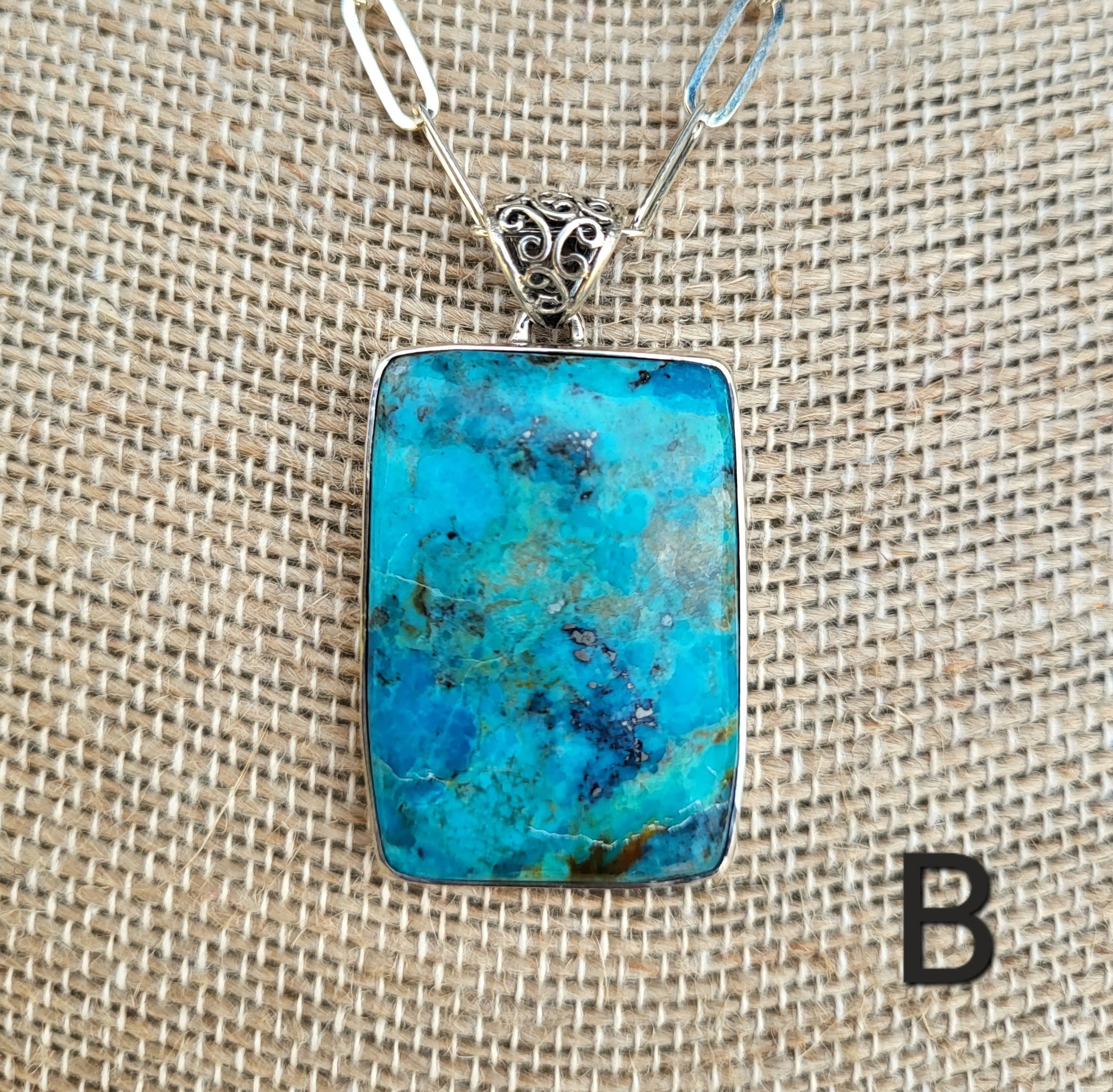 Kingsman Turquoise Sterling Silver Pendants