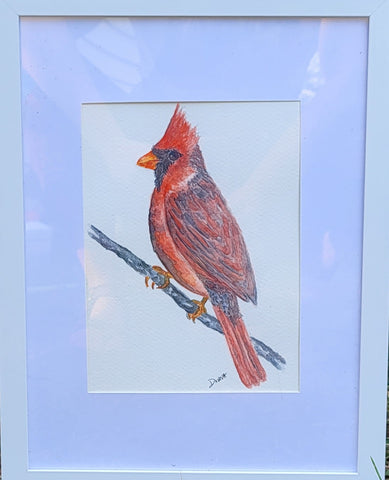 “Watching Over Me” (9x12” Framed) Watercolor by Donna Parkansky