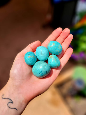 Polished Chrysocolla Tumbles