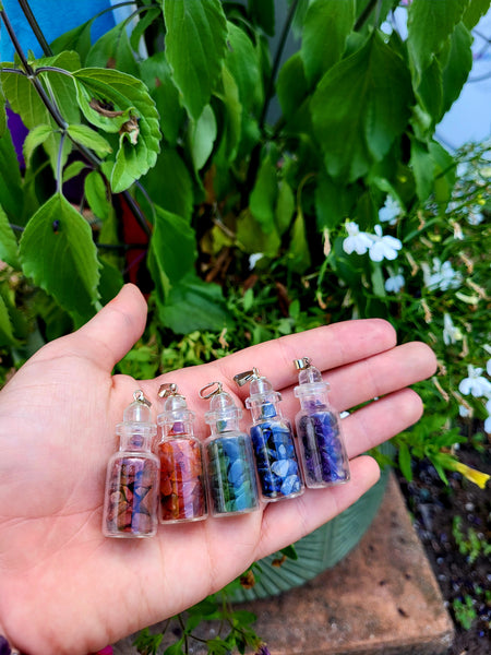 Crystal Chip Pendant