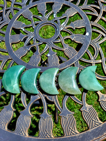 Green Aventurine Moons