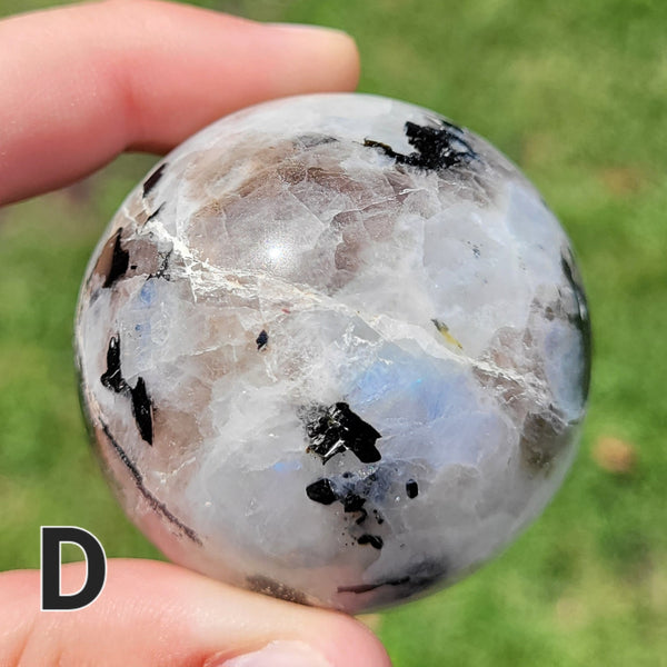 Rainbow Moonstone Spheres