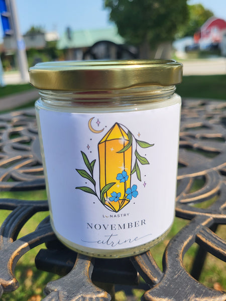Lunastry Monthly Soy Candles - November