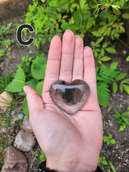 Garden Quartz Hearts