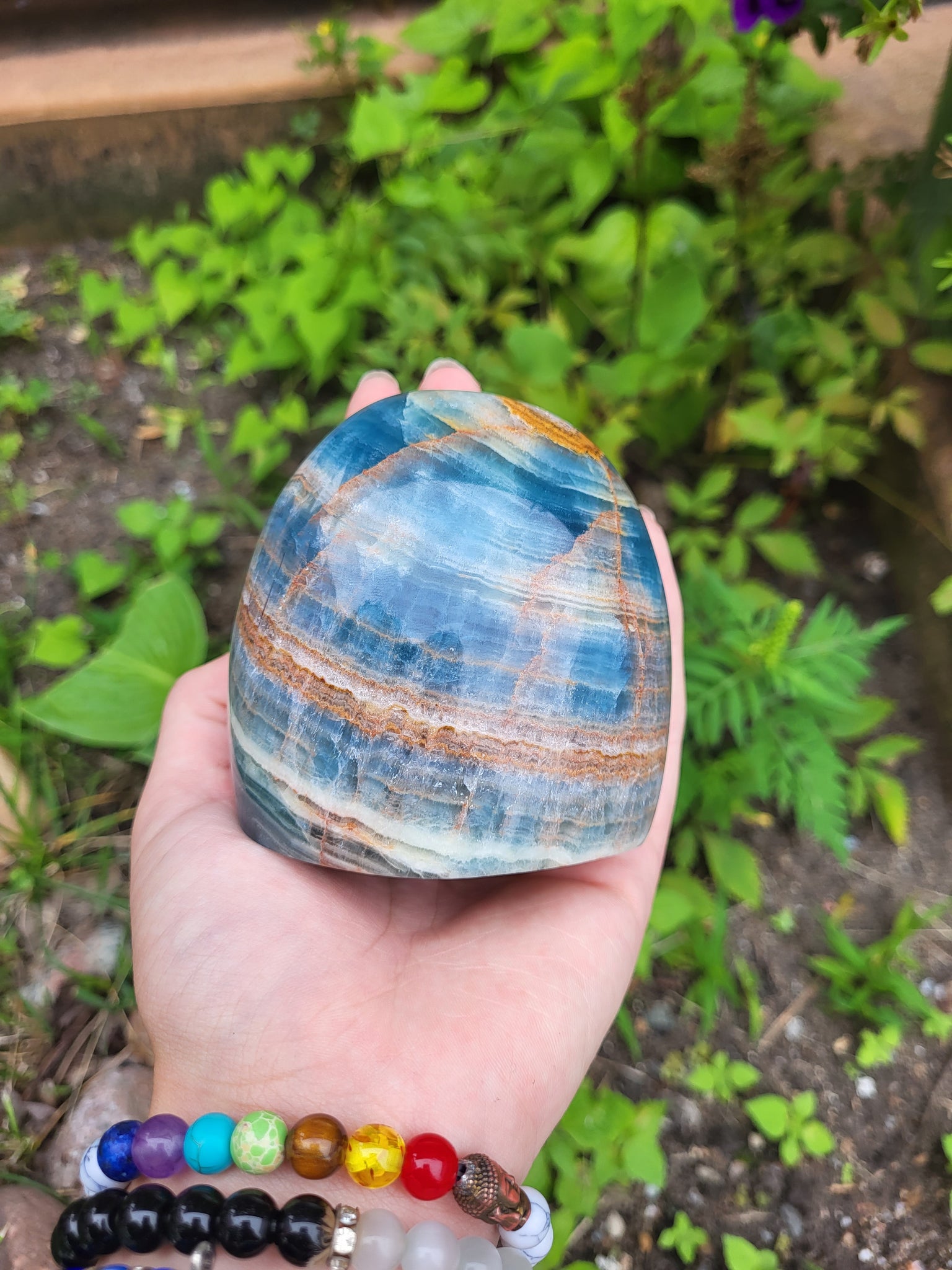 Polished Blue Onyx Freeform