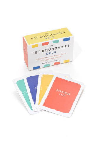 The Set Boundaries Deck - A Tool for Expressing Healthy Limits for Happier Relationships