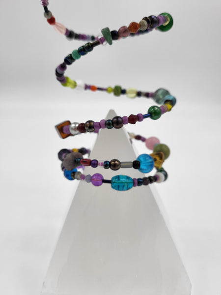 Illusion Bracelet Multi Confetti Beads by Nikkie Howard