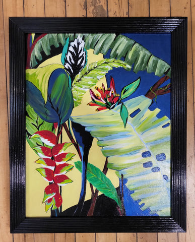 Nani Meeko (Beautiful Little Mischief) - Framed Original Acrylic by Christina Healy