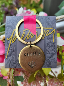 Kamala Keychain Lotus- Prettywar Designs