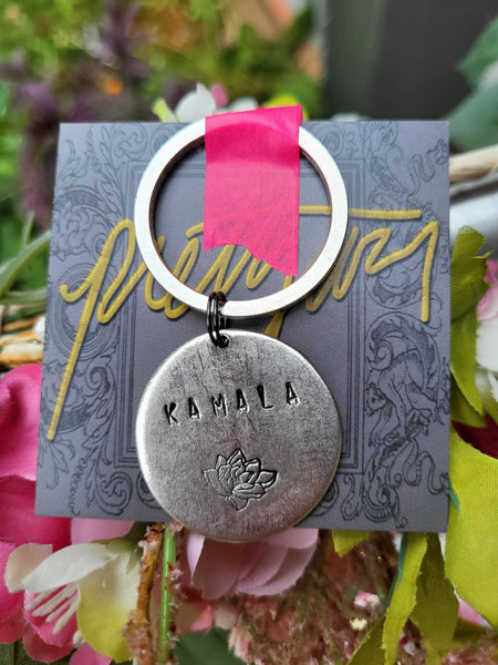 Kamala Keychain Lotus- Prettywar Designs