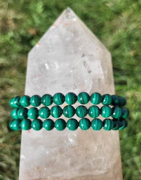 Malachite Elastic Bracelet