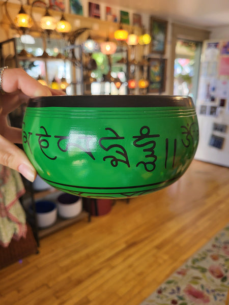 Small Metal Crystal Like Singing Bowls