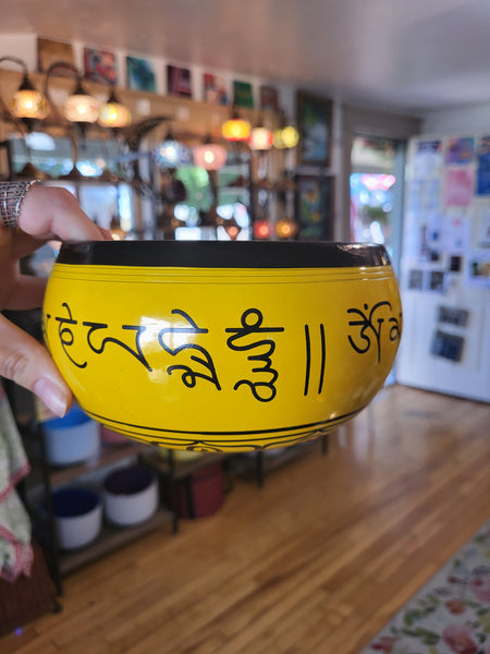 Small Metal Crystal Like Singing Bowls