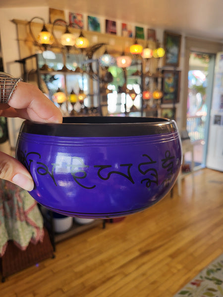 Small Metal Crystal Like Singing Bowls