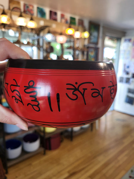 Small Metal Crystal Like Singing Bowls