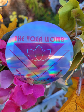 The Yoga Womb Holographic Sticker