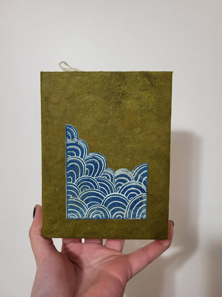 Tree-Free Wave Design Hardcover Journal