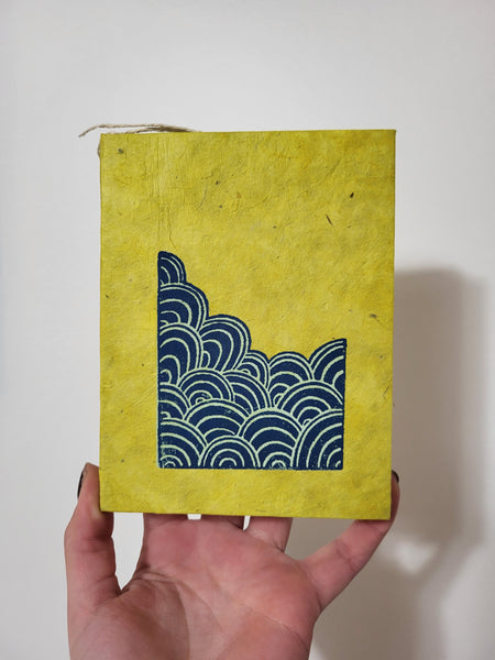 Tree-Free Wave Design Hardcover Journal