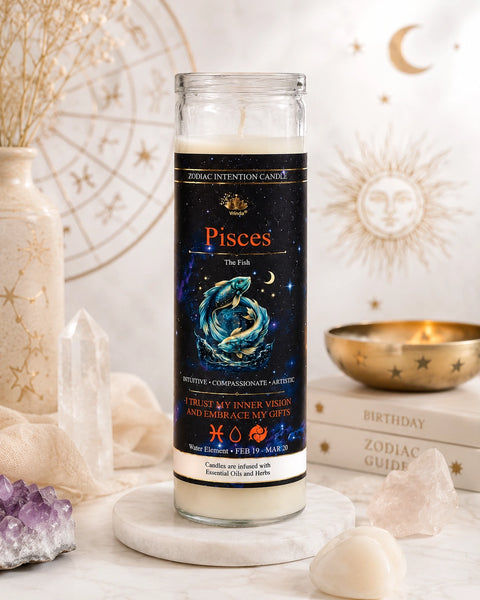 Zodiac Intention Candle: Pisces - The Fish