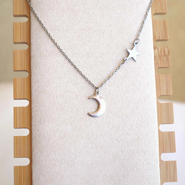 Moon & Star Necklace