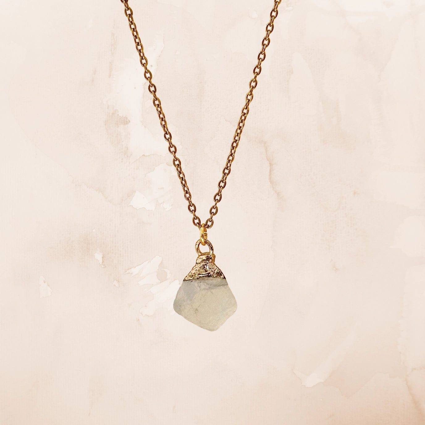 Raw Crystal Necklace - Clear Quartz